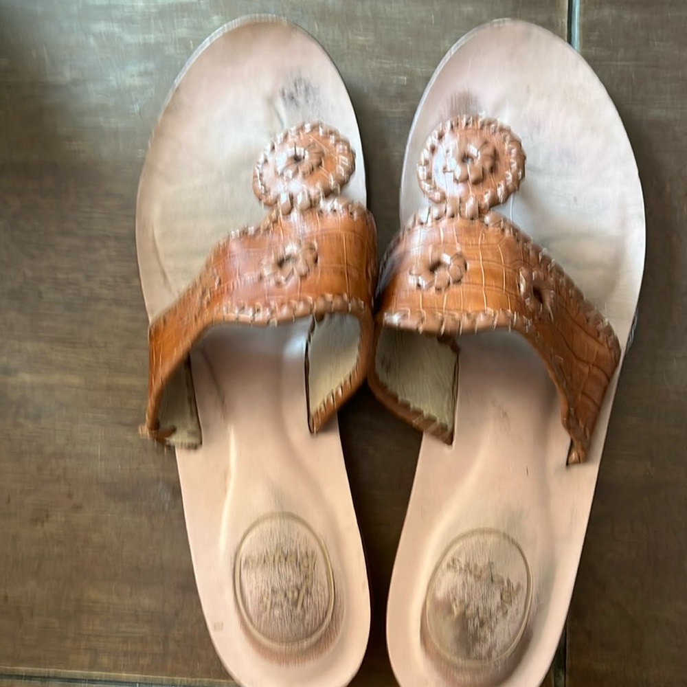 Brown classic jack rosters sandals